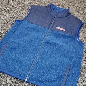 Vineyard Vines Boys Blue Vest Size L